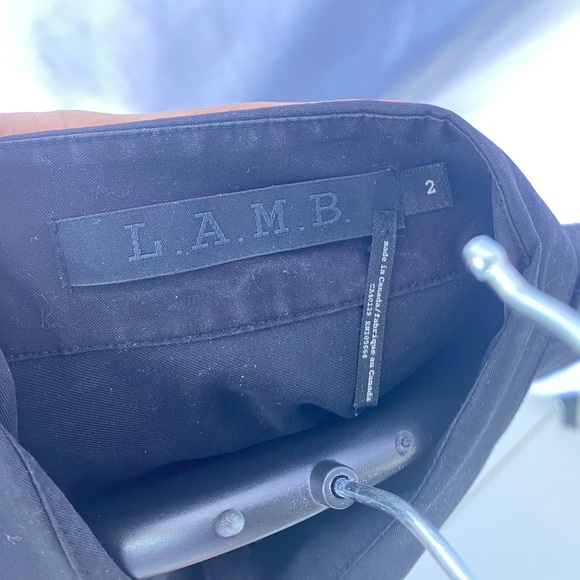 LAMB by Gwen Stefany Military silk shirt S - Picture 7 of 8